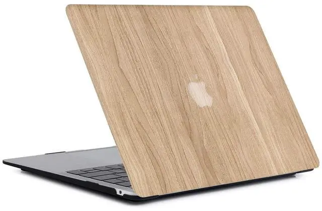 Alt view image 3 of 5 - Case Compatible with MacBook Pro 15 inch 2019 2018 2017 2016 Release A1990 A1707, Plastic Hard Case Cover + Keyboard Protector for MacBook Pro 15 with Touch Bar & Touch ID - Wood Grain
