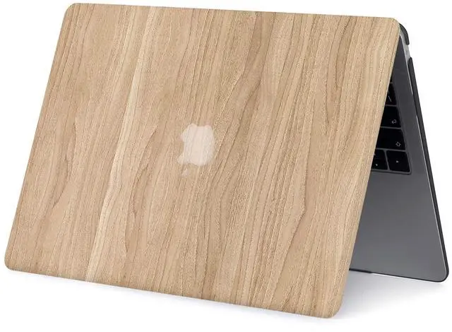 Alt view image 4 of 5 - Case Compatible with MacBook Pro 15 inch 2019 2018 2017 2016 Release A1990 A1707, Plastic Hard Case Cover + Keyboard Protector for MacBook Pro 15 with Touch Bar & Touch ID - Wood Grain
