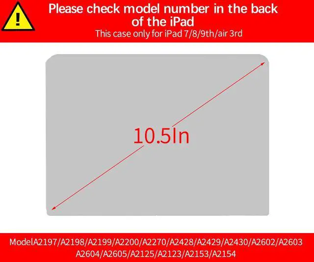 Alt view image 2 of 5 - Berkin Arts Compatible with iPad 7/8/9th Generation/iPad Air 3rd Generation (10.5 Inch) 2019/2020/2021 Folio Case Premium Leather Cover Post-Impressionism Yellow Flowers (Sunflower by Van Gogh)