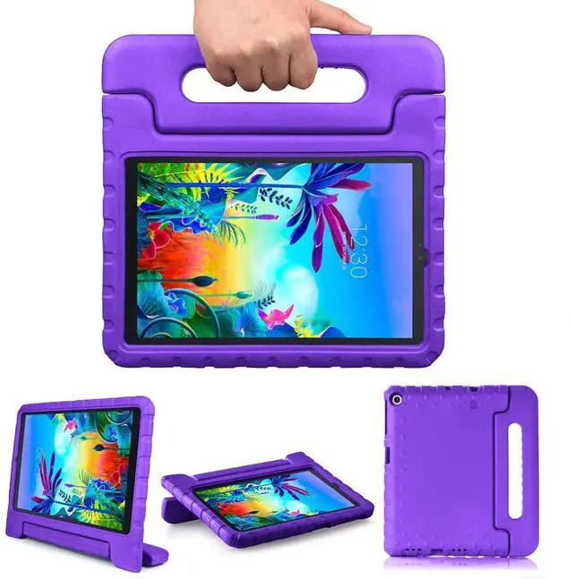 Main image of Golden Sheeps Kid Friendly Case Compatible for Walmart Onn 7" 3rd gen 2022 Release(Model:100071481) Shockproof Ultra Light Weight Convertible Handle Stand Cover (Purple)
