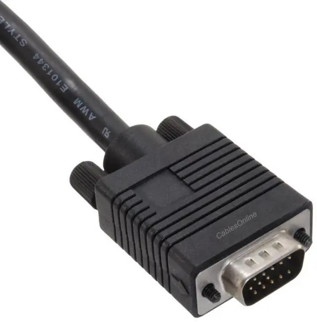 Alt view image 4 of 5 - CablesOnline, 6ft 13W3 Male to SVGA (HD15) Male (SunMicro) Monitor Cable w/ 12 Dip Switches, W3-606