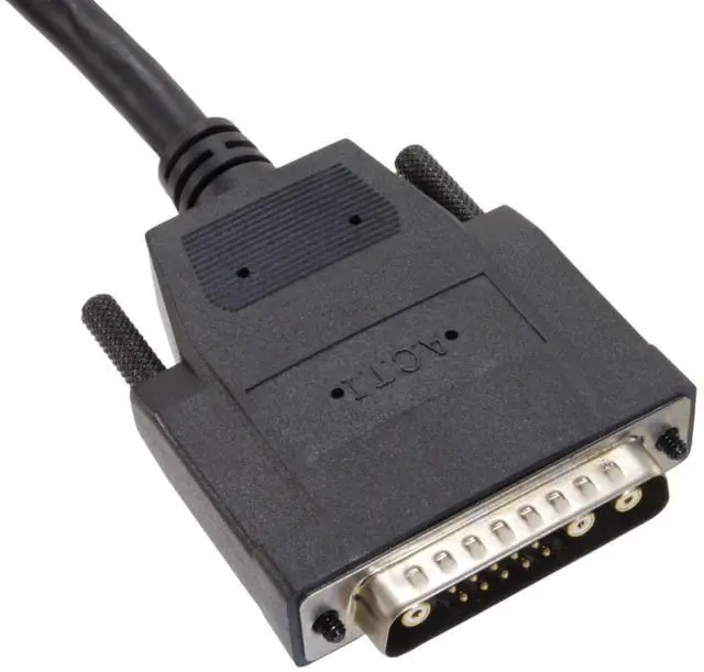 Alt view image 5 of 5 - CablesOnline, 6ft 13W3 Male to SVGA (HD15) Male (SunMicro) Monitor Cable w/ 12 Dip Switches, W3-606