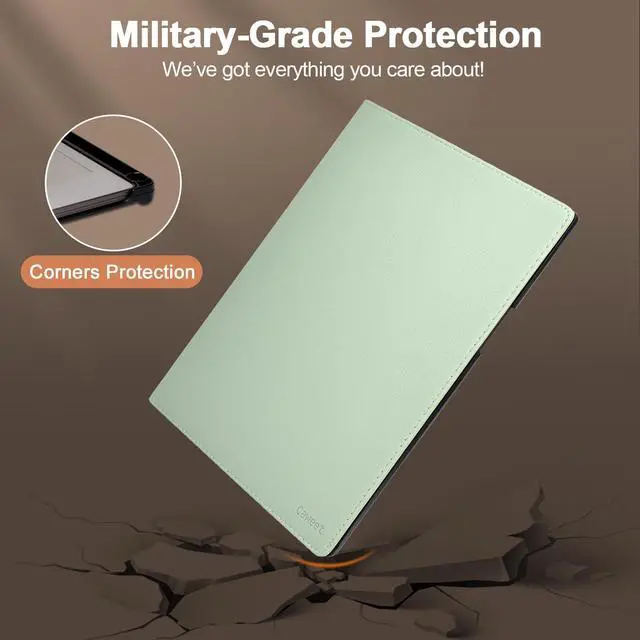 Alt view image 5 of 5 - Caweet Case for Remarkable Paper Pro 11.8" 2024, Slim Hard Back Shell Protective Book Folio Cover with Built-in Pen Holder and Auto Wake/Sleep, Green