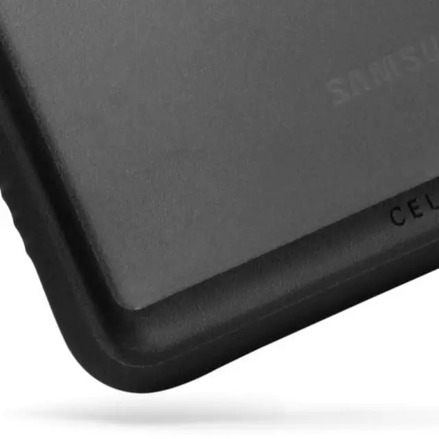 Alt view image 2 of 5 - Cellairis Showcase Grip Case for Galaxy Tab A 8.4" T307 Black/Clear
