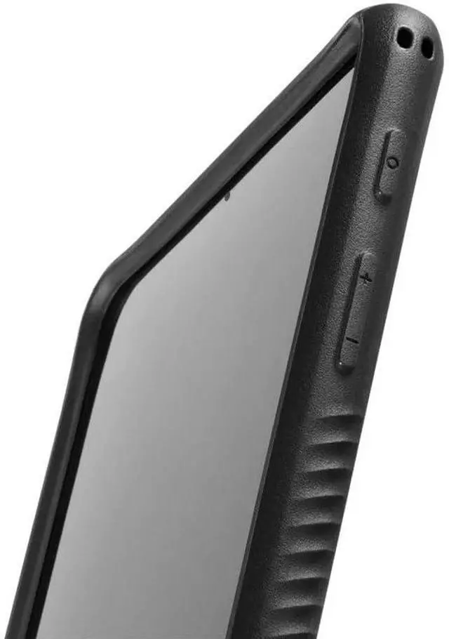 Alt view image 4 of 5 - Cellairis Showcase Grip Case for Galaxy Tab A 8.4" T307 Black/Clear