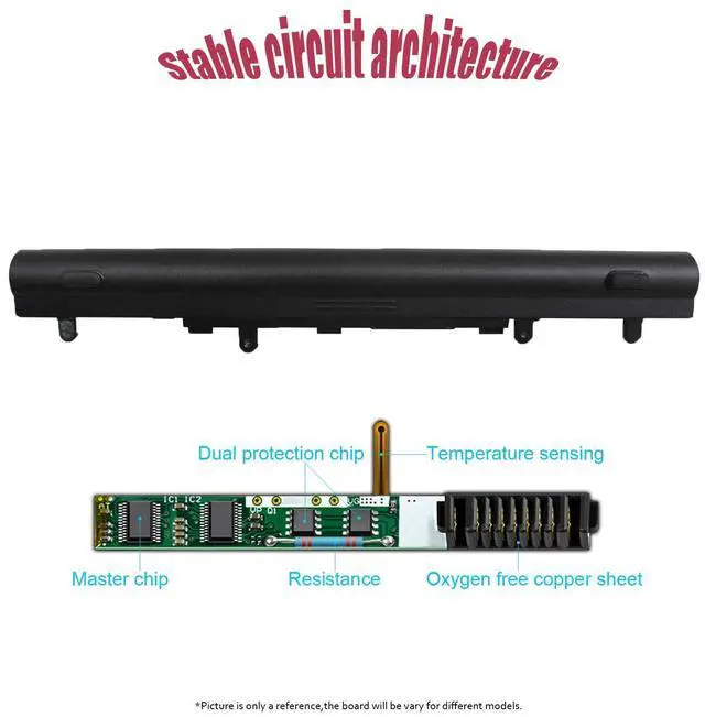 Alt view image 3 of 5 - Vinpera (2600mAh AL12A32 AL12A72 Battery Replacement for ACER Aspire E1 E1-522 E1-532 E1-572 E1-572G E1-510 E1-510P V5 V5-431 V5-471 V5-471P V5-531 V5-571 V5-571P V5-571-6605