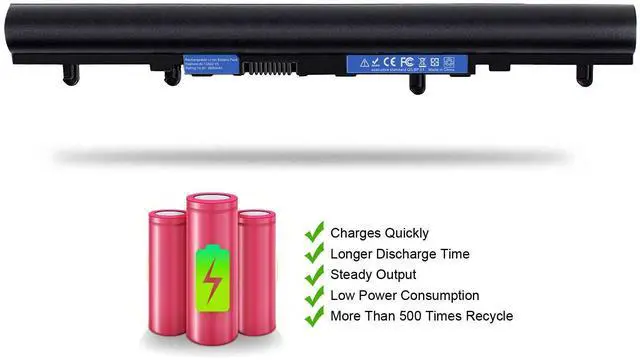 Alt view image 5 of 5 - Vinpera (2600mAh AL12A32 AL12A72 Battery Replacement for ACER Aspire E1 E1-522 E1-532 E1-572 E1-572G E1-510 E1-510P V5 V5-431 V5-471 V5-471P V5-531 V5-571 V5-571P V5-571-6605