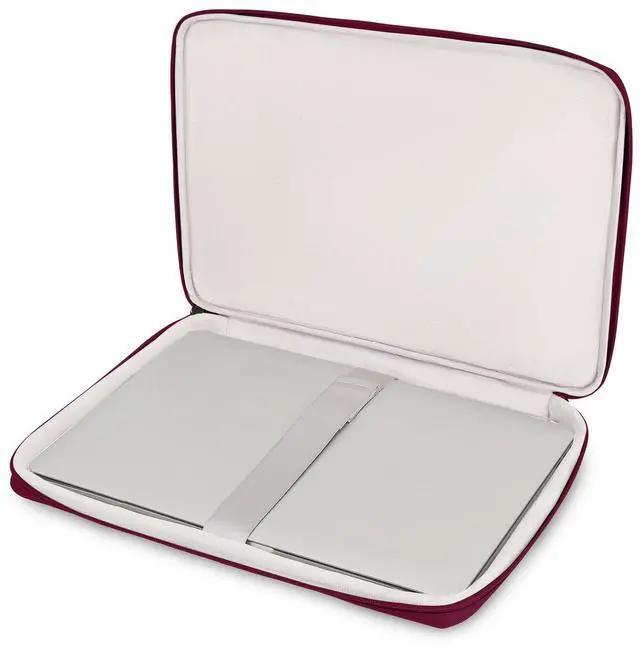 Alt view image 3 of 5 - DOMISO Laptop Case Laptop Sleeve Cover Compatible with 15 inch MacBook Air M4/A3241 2025, M3/A3114,M2/A2941,15 inch MacBook Pro A1990 A1707,Compatible with Dell XPS 15 Plus with Small Case,Wine