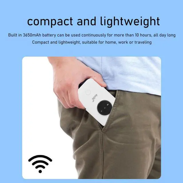 Alt view image 3 of 5 - Generic 300 Mbps 4G LTE Mobile Hotspot, Pocket Portable Router, Create Network, Travel Routers SIM Card Router Unlocked, Hotspot Router, Support 10 Users
