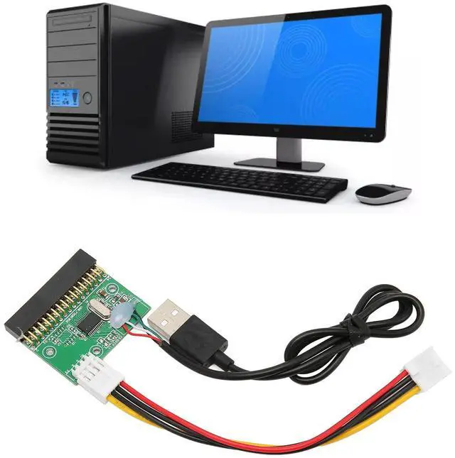 Alt view image 2 of 5 - Demeras 1 44MB 3 5in Floppy Drive Connector, Durability Portable Practical Plug and Play Floppy Drive Connector for Motherboard