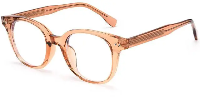 Main image of Dollger Blue Light Blocking Glasses For Woman Men Thick Frame Square Computer BlueLight Glasses Clear Lens Non-Prescription Transparent tea