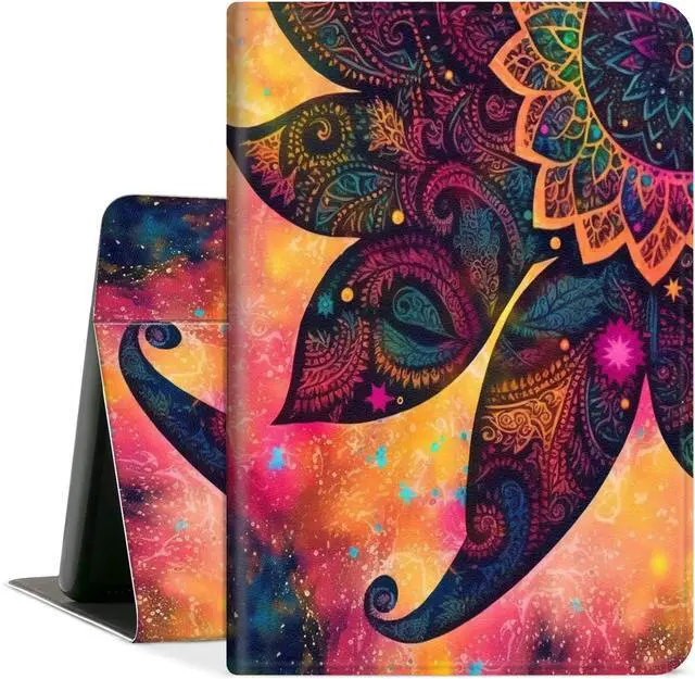 Main image of Case for All-New  Kindle Fire HD 8 & 8 Plus Tablet (12th Gen/10th Generation,2022/2020 Release) 8 inch,PU Leather Folio Stand Case with Auto Sleep/Wake,Mandala