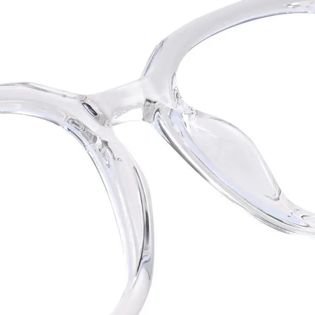 Alt view image 3 of 5 - Dollger Blue Light Blocking Glasses For Woman Men Thick Frame Square Non-Prescription Myopia, For Computer,Gaming,Phone Use Brown tea