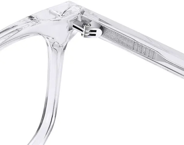 Alt view image 4 of 5 - Dollger Blue Light Blocking Glasses For Woman Men Thick Frame Square Non-Prescription Myopia, For Computer,Gaming,Phone Use Brown tea