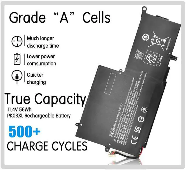Alt view image 2 of 5 - Laptop PK03XL 789116-005 788237-2c3 Replacement hp Battery for HP Spectre X360 13-4101dx 13-4193dx 13-4002dx 13-4003dx 13-4005dx 13-4001dx 13-4100dx 13-4102dx 13-4103dx 13-4110dx 13-4116dx Notebook.