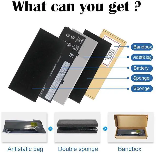 Alt view image 5 of 5 - L17M4PH1 L17C4PH1 Laptop Battery Replacement for Yoga C930 C930-13IKB 930-13IKB-81EQ 930-13IKB-81C4 81C4 81EQ, 7 Pro Pro-13IKB, 5B10Q82425 5B10Q82426 5B10Q82427 C930-13IK C930-13IKB L17M4PH2 L17L4PH2