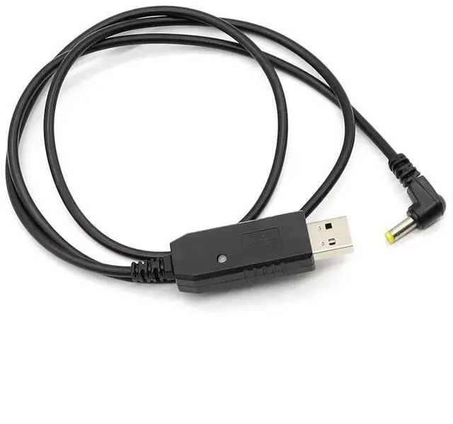 Alt view image 2 of 4 - (6PCS) UV-5R USB Charger Cable UV-5R USB Charging Cable (2.5mm) with Indicator Light [2023 New Version] for BaoFeng Two Way Radios UV-5R UV-82 BF-F8HP UV-82HP UV-5X3 UV-5RE UV-S9 UV-9S Cable