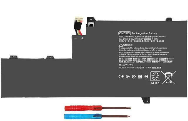 Main image of AN*GWEL OM03XL Laptop Battery Compatible with HP EliteBook x360 1030 G2 Series Notebook 63167-171 863167-1B1 863280-855 HSTNN-IB70 HSTNN-IB7O HSTNN-1B70 HSN-I04C OMO3XL 0MO3XL OM03057XL[11.55V 57Wh]