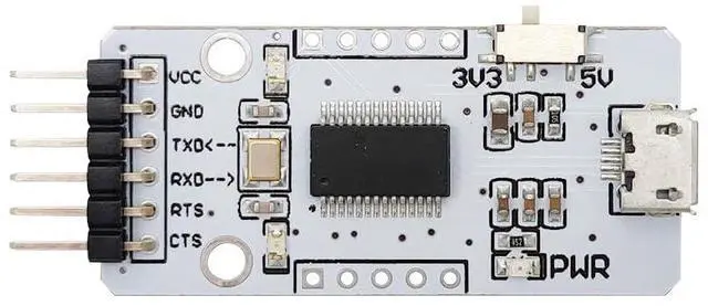 Main image of diustou FT232RL USB to TTL Serial Adapter Conversion Module USB to uart Serial Communication Module Brush Board 3.3/5V Level Output migrated Template (MB).