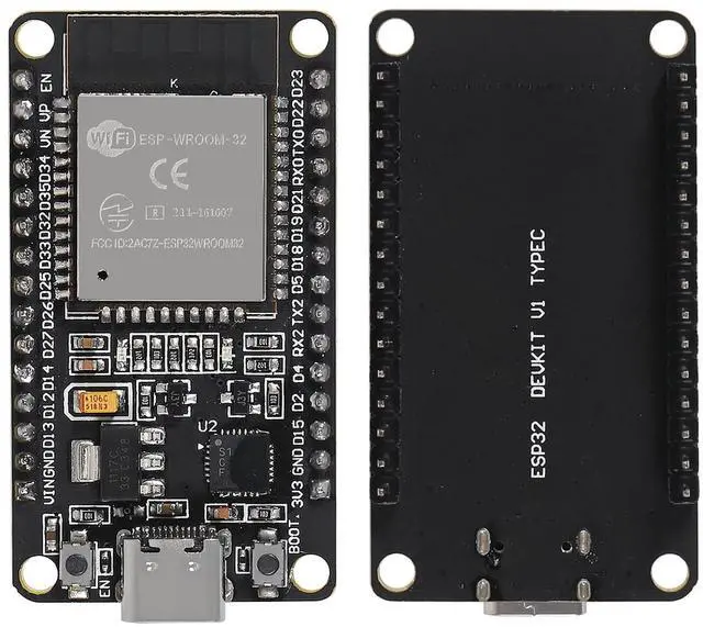 Alt view image 2 of 4 - 5pcs Type-C 30pins CP2102 ESP-WROOM-32 ESP32 ESP-32S Development Board 2.4GHz Dual-Mode WiFi + Bluetooth Dual Cores Microcontroller Processor Integrated with Antenna RF AMP Filter AP STA