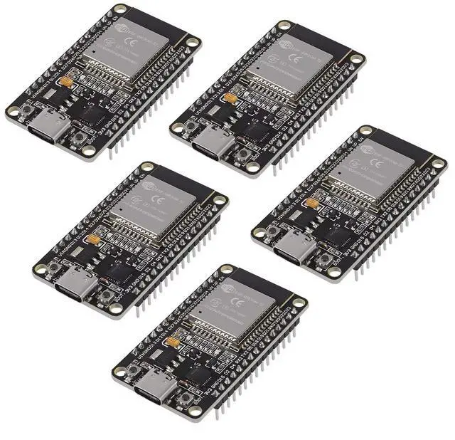 Main image of 5pcs Type-C 30pins CP2102 ESP-WROOM-32 ESP32 ESP-32S Development Board 2.4GHz Dual-Mode WiFi + Bluetooth Dual Cores Microcontroller Processor Integrated with Antenna RF AMP Filter AP STA