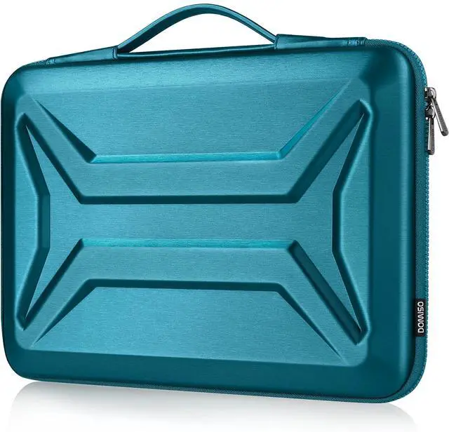 Main image of DOMISO 14 Inch Laptop Hard Case, Waterproof Shockproof Hard Shell Laptop Sleeve Protective Computer Bag for Most 14" Laptops/Lenovo ThinkPad/Dell XPS/HP Pavilion/Macbook Pro, Teal