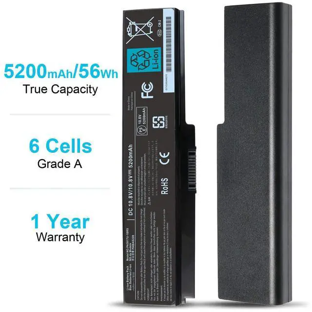 Alt view image 5 of 5 - PA3817U-1BRS Laptop Battery Compatible with Toshiba Satellite C655 C650D C675 C660 L700 L750 L755 L770 L645 L655 L675 P745 P755 P775 M640 M645 A660 A655 A665 PA3818U PA3819U PA3816U PA3634U PABAS228