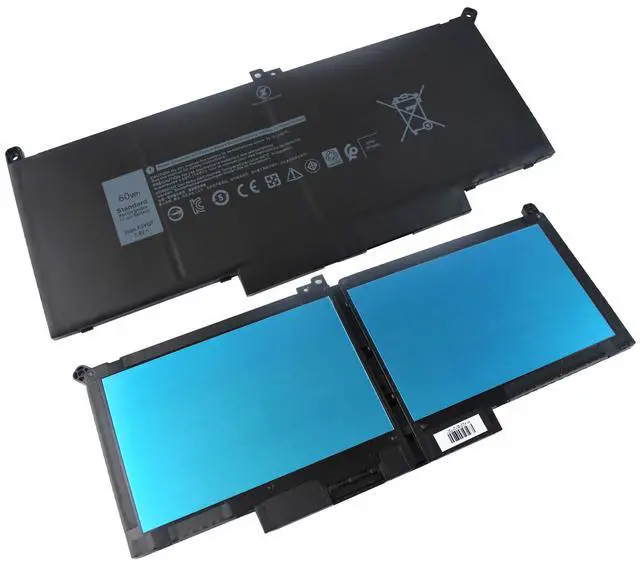 Alt view image 3 of 5 - F3YGT Replacement Dell Latitude 7490 Battery 7480 Laptop Battery 2X39G for Dell Latitude 7280 7380 7390 P29S002 7480 7490 P73G002 7290 Series ODM3WC DM6WC KG7VF 451-BBYE 453-BBCF P73G f3ygt Batteries.