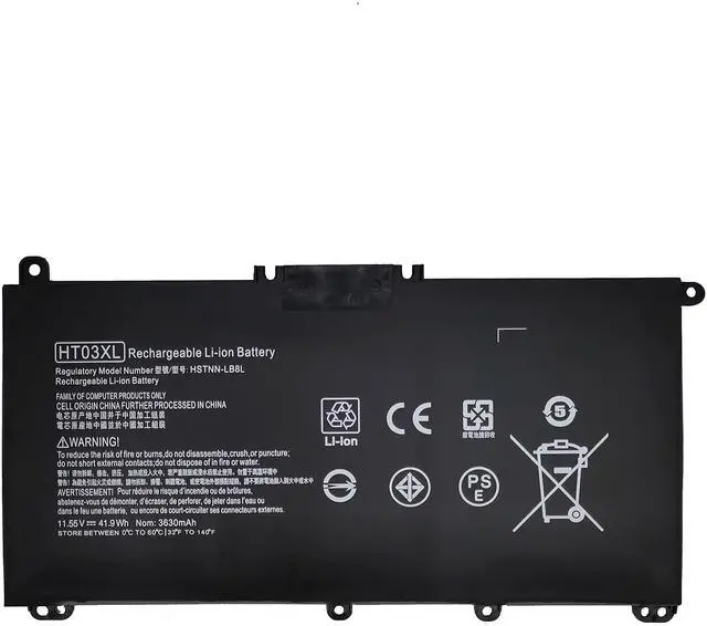Main image of Fully. HT03XL Replacement Battery Compatible with HP 240 245 250 255 G7, 340 348 G5, Pavilion/Notebook 14 15 17 L11119-855 L11421-421 L11421-2D1 HSTNN-LB8L HSTNN-LB8I - 11.55V 41.9Wh