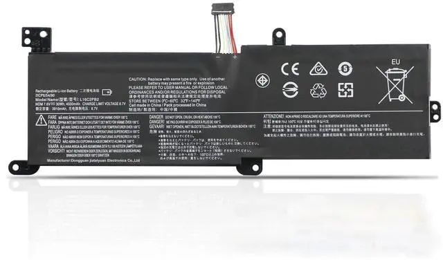 Main image of L16C2PB2 L16M2PB1 L16L2PB2 L16L2PB1 L16S2PB1 L16C2PB1 Laptop Battery Replacement for Lenovo IdeaPad 330 Battery 330-15IKB 320-15IKB 320-15AST 320-17IKB S145-15AST 320-15ABR 320-14AST Series(7.6V 30Wh)