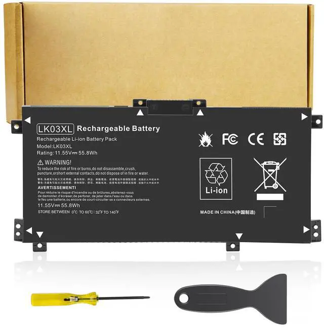 Main image of LK03XL Battery for HP Envy X360 Convertible 17m-ae0xx 17-bw 17m-ae111dx 15m-bp1xx 15m-cn0xxx 15-cn0xxx 15m-cp0xxx 15m-cn0012dx 15m-cn0011dx 15m-bq021dx 15m-bp112dx 916368-421 l09281-855 916814-855