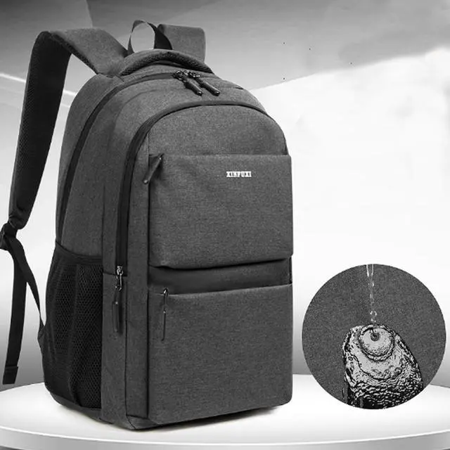 Alt view image 3 of 5 - FARMARK Laptop Backpack for Travel Water Resistant College Backpack for Men Laptop Bag NOT USB Charging Port-C