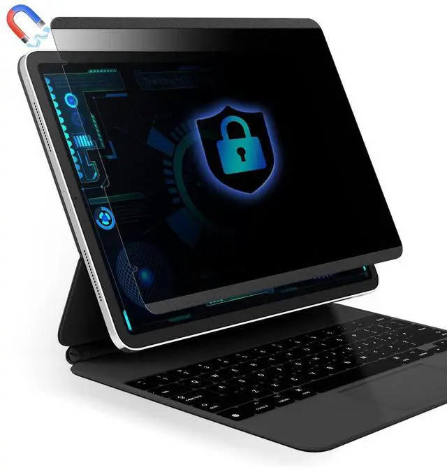 Main image of FILMEXT Magnetic Ipad Privacy Screen Protector for 10.2 2021 Ipad 9th Gen/2020 Ipad 8th Gen/ 2019 Ipad 7th Gen, Anti-Glare Anti Spy Screen Film Guard Compatible with Ipad10.2 Inch[Landscape Privacy]