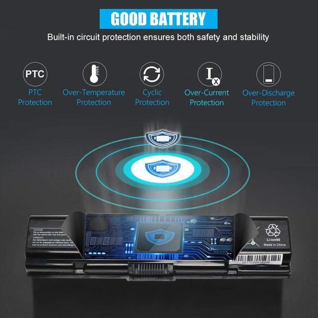 Alt view image 3 of 5 - New PA3534U-1BRS - PA3533U-1BRS - PA3533U-1BAS - PA3534U-1BAS Laptop Battery for Toshiba Satellite A200 A210 A300 A350 A355 L300 L305 L450 L500 L505 L555 Series[10.8V 4400mAh]-12 Months assurance
