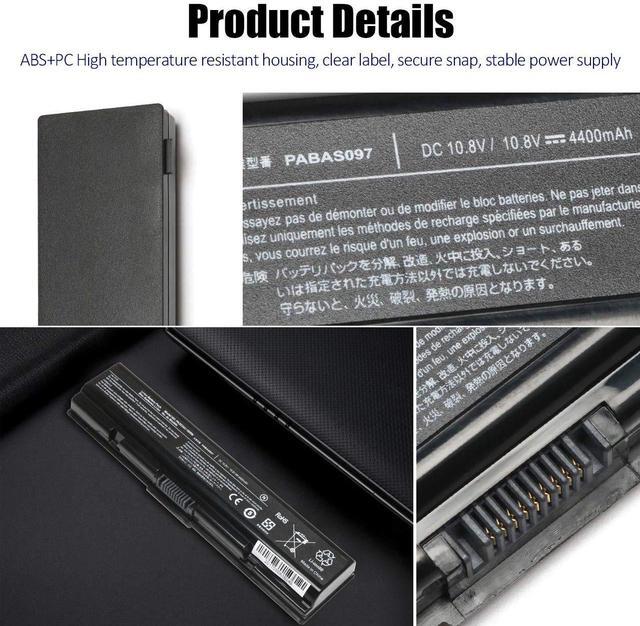 Alt view image 4 of 5 - New PA3534U-1BRS - PA3533U-1BRS - PA3533U-1BAS - PA3534U-1BAS Laptop Battery for Toshiba Satellite A200 A210 A300 A350 A355 L300 L305 L450 L500 L505 L555 Series[10.8V 4400mAh]-12 Months assurance