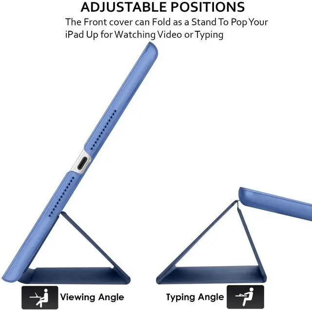 Alt view image 5 of 5 - DuraSafe Cases for iPad PRO 11 Inch 2nd 3rd [ PRO 11 2 3 Gen 2020 2021 ] A2377 A2459 A2301 MHQR3LL/A MHQT3LL/A MHQW3LL/A MHQX3LL/A MHQU3LL/A MHQV3LL/A MXDC2LL/A MXDE2LL/A PC Cover - Navy Blue