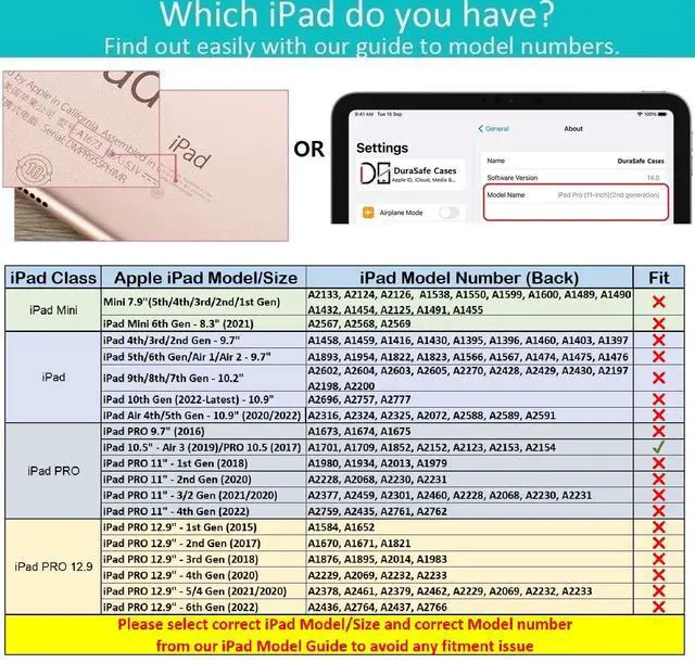 Alt view image 2 of 5 - DuraSafe Cases for iPad 10.5 Inch Air 3rd Gen [ PRO 10.5 Air 3 ] 2017/2019 A1701 A2152 A2123 MUUL2LL/A MUUK2LL/A MUUJ2LL/A MQDX2LL/A MQDT2LL/A Power Saving Auto Sleep/Wake Case Clear Back - Sky Blue