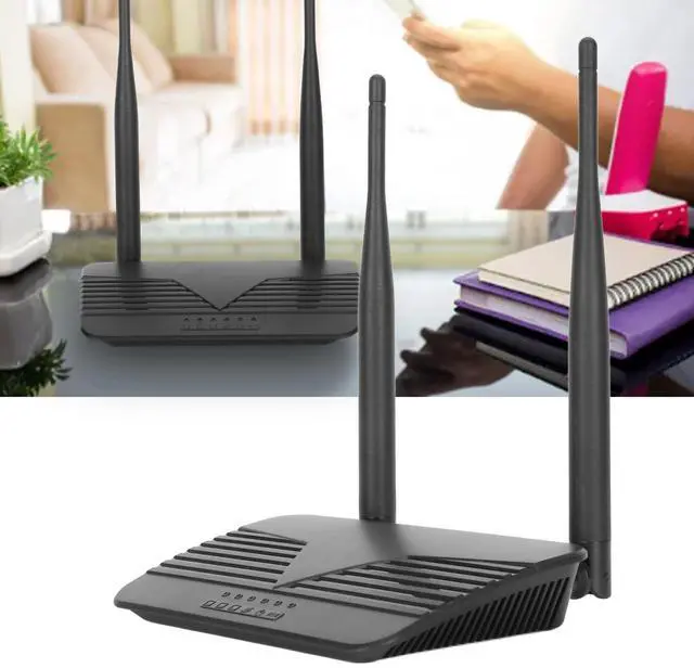 Alt view image 2 of 5 - Smart Router, 2.4G Internet Router, 300Mbps Internet Gaming Router, Smart VPN Router for Large Home with 1 Rj45 Input Port and 3 Rj45 Output Ports