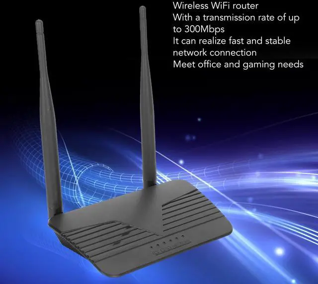 Alt view image 5 of 5 - Smart Router, 2.4G Internet Router, 300Mbps Internet Gaming Router, Smart VPN Router for Large Home with 1 Rj45 Input Port and 3 Rj45 Output Ports