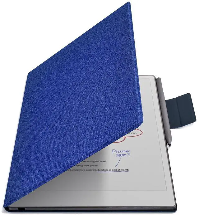 Main image of E NET-CASE Case for Remarkable Paper Pro, Premium PU Leather Book Folio with Pen-Buckle, Lightweight Magnetic Case with Auto Sleep/Wake for Remarkable Paper Pro 11.8" 2024 Released (Blue)