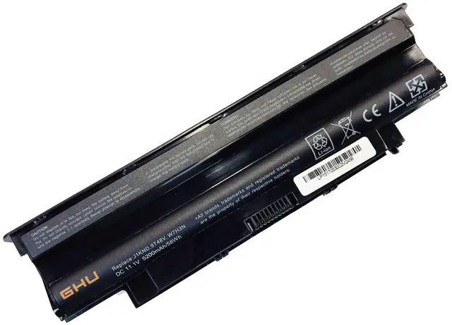 Alt view image 5 of 5 - GHU New Battery 58 WH Replacement for J1KND 4T7JN WT2P4 383CW 312-1205 312-0233 312-0234 312-1280 Compatible for Dell Inspiron 3420 3520 13R (N3010) 14R (N4010 N4110) (N5010 N5110) N7010