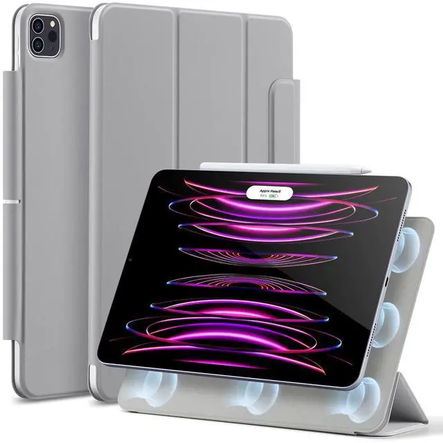 Main image of ESR for iPad Pro 12.9 6th/5th/4th Gen, iPad Air 13 Inch Case M3/M2 (2025/2024), Powerful Magnetic Attachment, Slim Trifold Stand Case, Supports Pencil Pro & Pencil (USB-C), Rebound Series, Grey