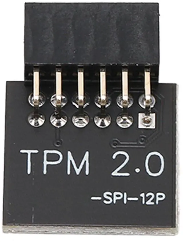 Alt view image 2 of 5 - Goshyda TPM2.0 Encryption Security Module for GIGABYTE Mainboard, SPI 12Pin, 11 2.0, Independent Encryption Processor