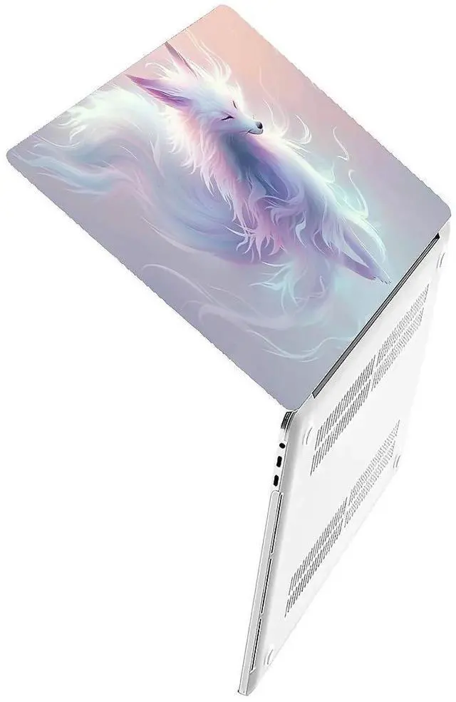 Alt view image 5 of 5 - Goodsprout Computer Case for MacBook Pro 16 Inch Fox in Light and Shadow Colorful Pattern Clear Release 2019 Model A2141 Hard Shell Case Compatible with MacBook Pro 16 Inch