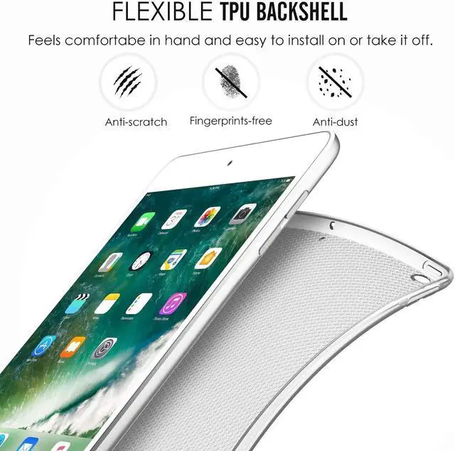 Alt view image 5 of 5 - DuraSafe Cases for iPad Mini 6th Gen 2021 8.3 Inch [ Mini 6 ] A2567 A2568 A2569 MK893LL/A MLX43LL/A MK8C3LL/A Shock Proof Magnetic Dual Angle Stand with Honeycomb Pattern Clear Back Cover - Green