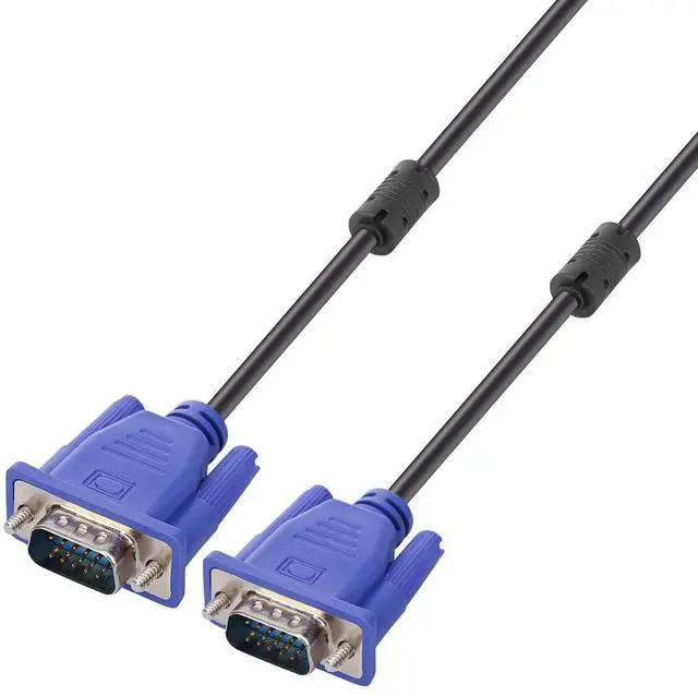 Alt view image 2 of 5 - ENUODA VGA to VGA Cable, 15 Pin 4.9 Feet Male to Male VGA Adapter for Computer PC to Monitor Screen Projector and 4 Pack High Speed 64GB USB Flash Drive for Storage and Backup