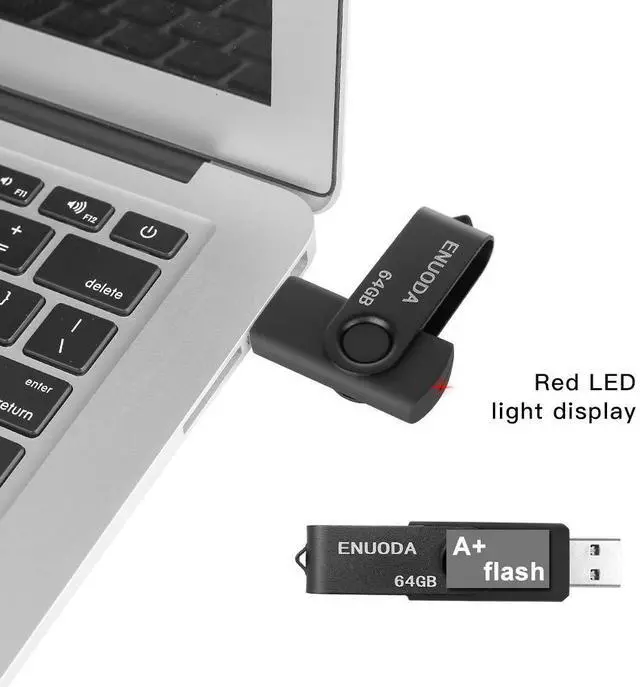 Alt view image 5 of 5 - ENUODA VGA to VGA Cable, 15 Pin 4.9 Feet Male to Male VGA Adapter for Computer PC to Monitor Screen Projector and 4 Pack High Speed 64GB USB Flash Drive for Storage and Backup
