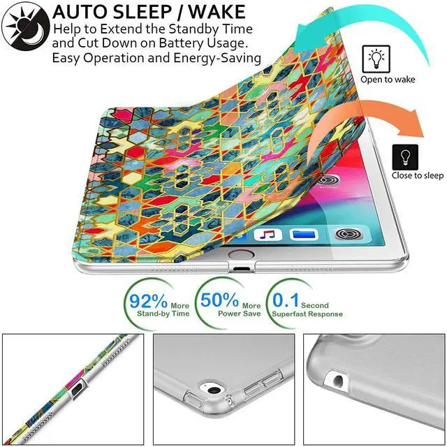 Alt view image 3 of 5 - DuraSafe Cases for iPad Mini 4th Generation Printed Cover A1538 MK6K2LL/A MK6J2LL/A MK6L2LL/A A1550 MK9J2LL/A MK9H2LL/A MK9G2LL/A MK9P2LL/A A MK9N2LL/A MK882LL/A MK862LL/A MK872LL/A - Damask