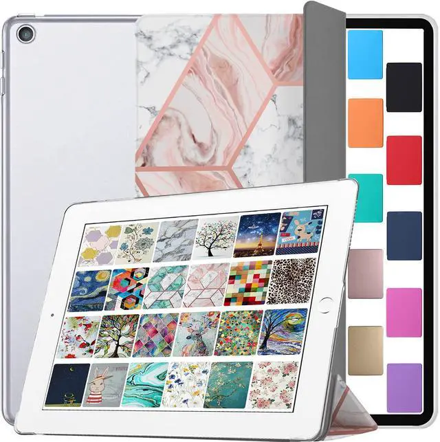 Main image of DuraSafe Cases for iPad Air 1st 9.7 inch PC Cover A1474 MD785LL/A MD788LL/A MD788CH/A A1475 MD786LL/A MD789LL/A MD898LL/A ME906LL/A A1476 ME993LL/A ME999LL/A MF020LL/A MF021LL/A - Marble Pink