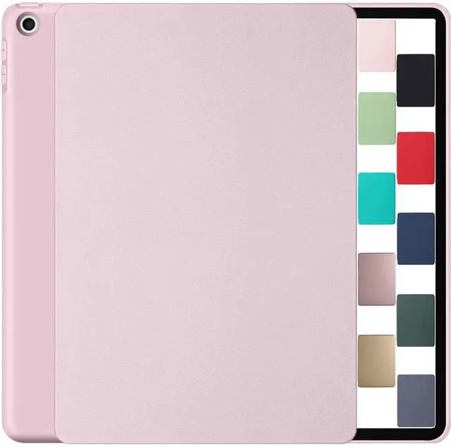 Main image of DuraSafe Cases for iPad 9 2021 iPad 8 2020 iPad 7 2019 10.2 Inch [iPad 9th 8th 7th Gen ] A2602 A2604 A2270 A2197 A2603 A2428 A2429 Full Body Protective Soft Back Cover with Wake/Sleep Feature - Pink